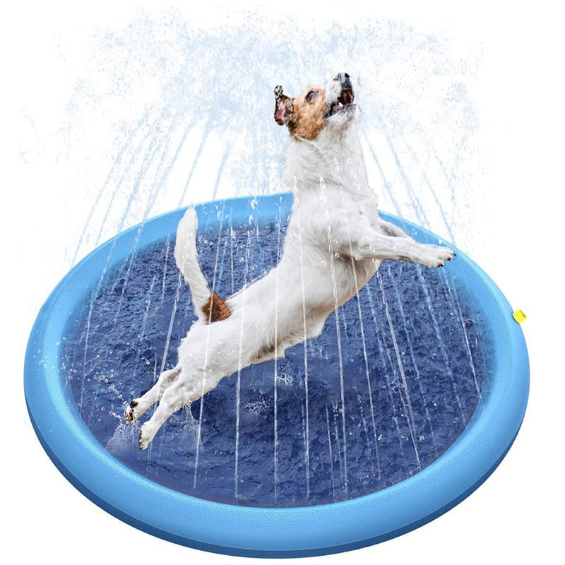 The Outdoor Sprinkler Pad | The Playful Pooch