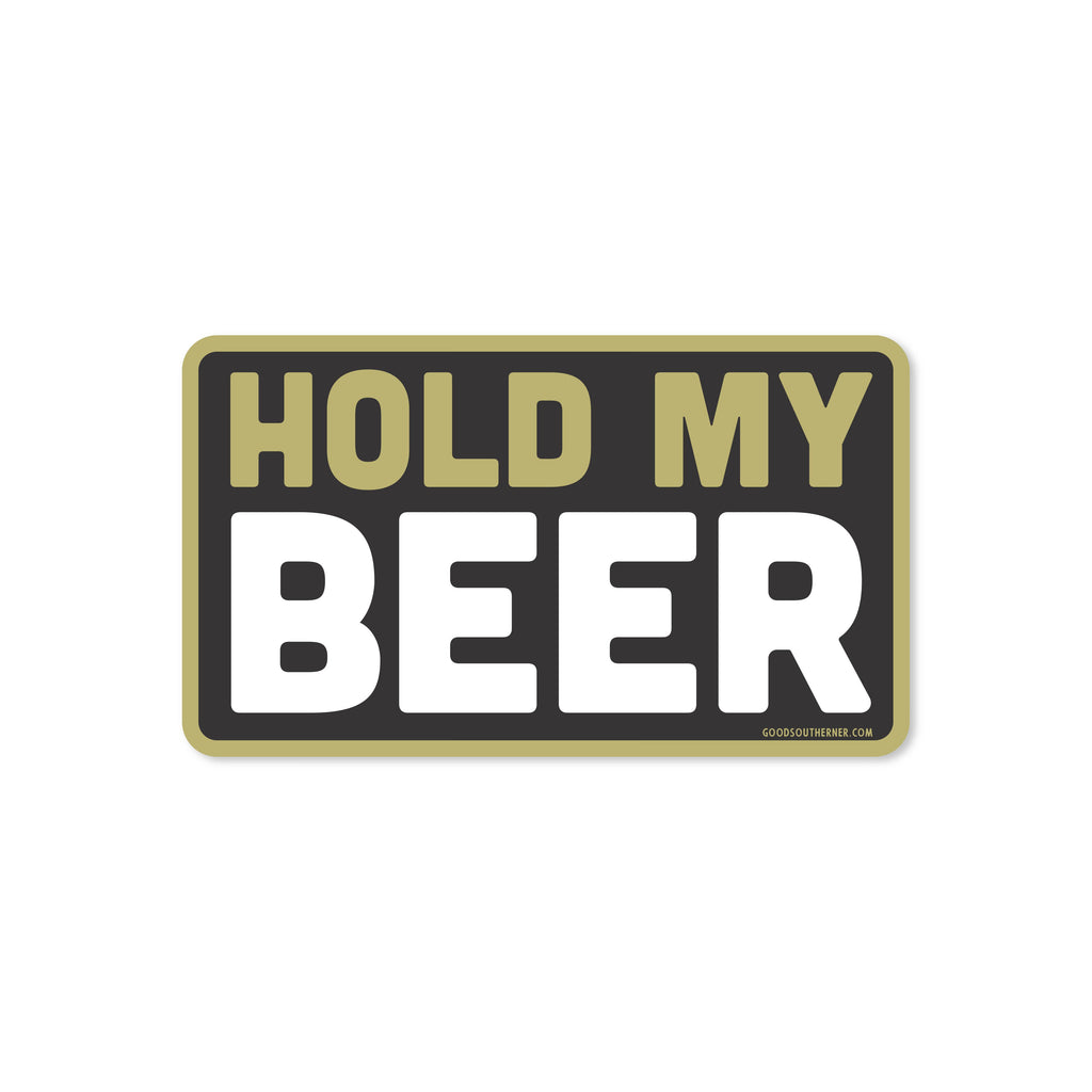 The Hold My Beer Sticker | The Playful Pooch