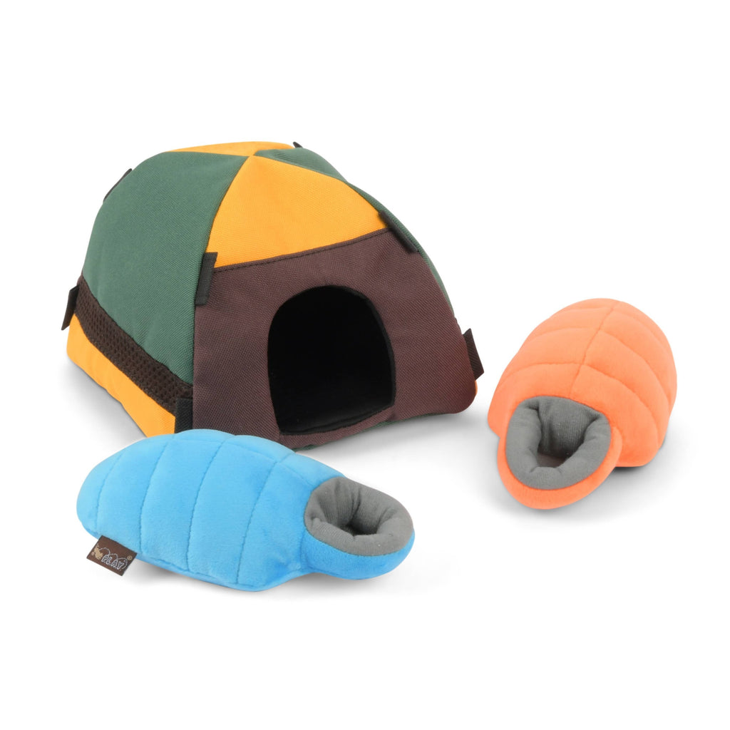 The Camp Corbin Trailblazing Tent Dog Toy | The Playful Pooch