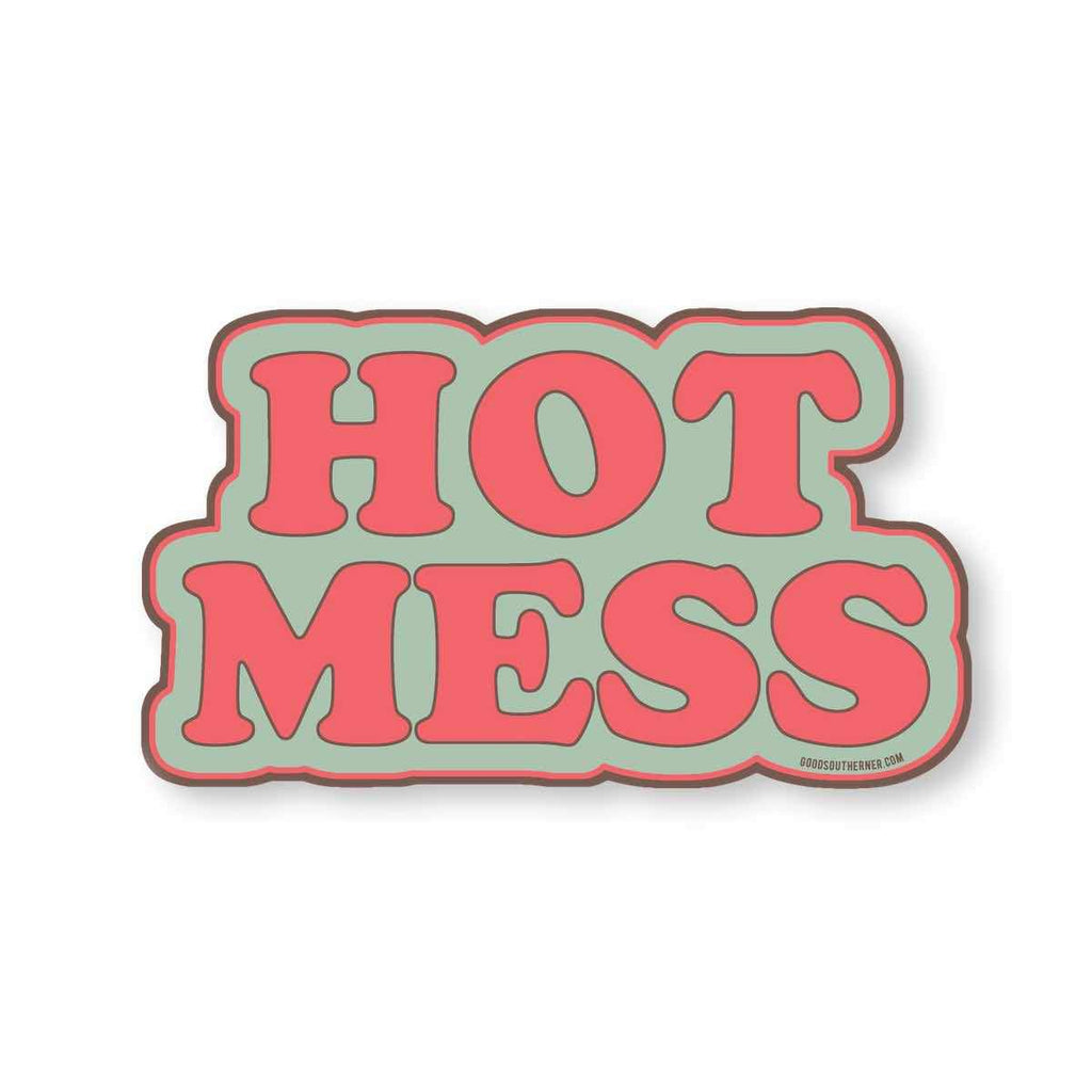 The Hot Mess Sticker | The Playful Pooch