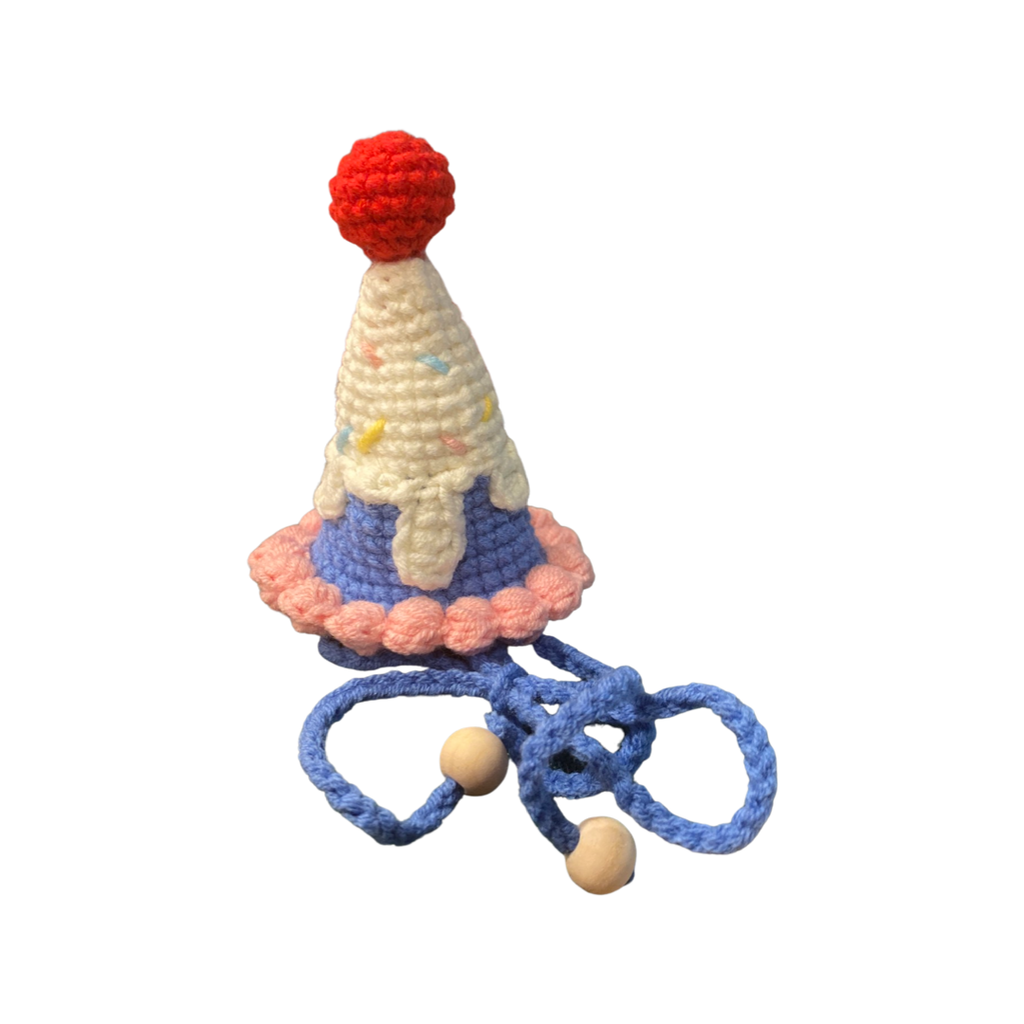 The Handmade Crochet Dog Birthday Hat | The Playful Pooch