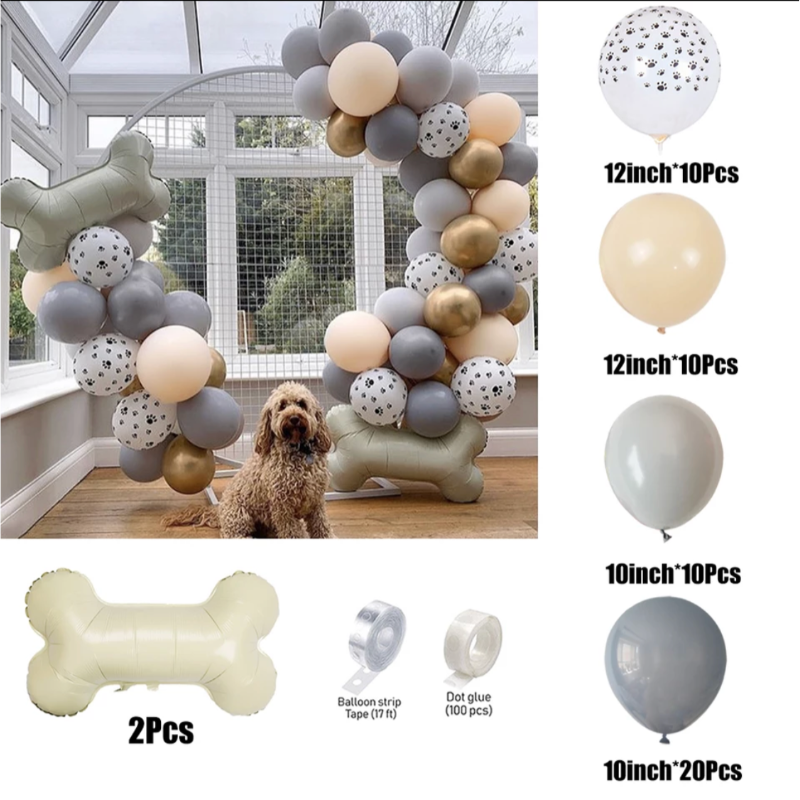 The Dog Bone Arch DIY Medium Garland Party Decor | The Playful Pooch