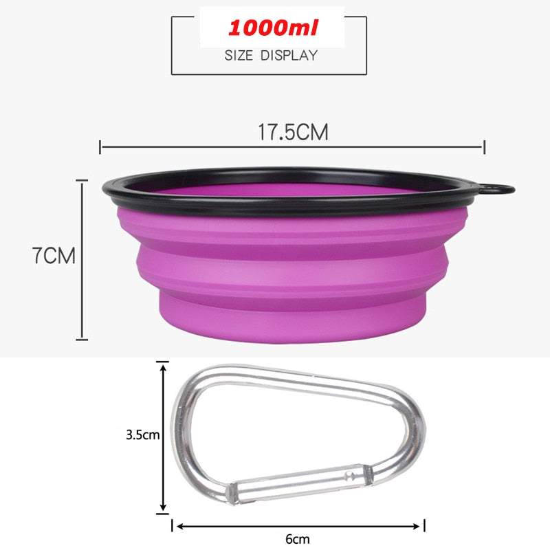 The Collapsible Silicone Dog Bowl | The Playful Pooch