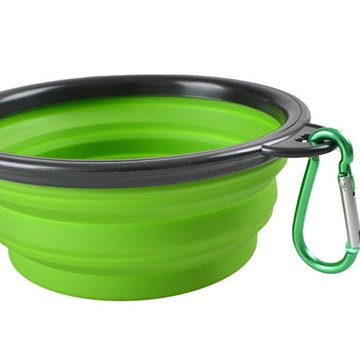 The Collapsible Silicone Dog Bowl | The Playful Pooch