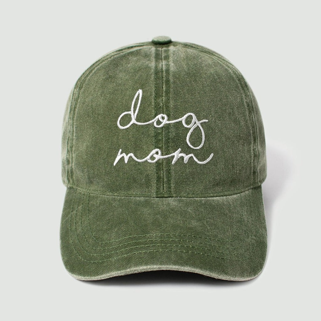 The Dog Mom Embroidered Baseball Cap | The Playful Pooch